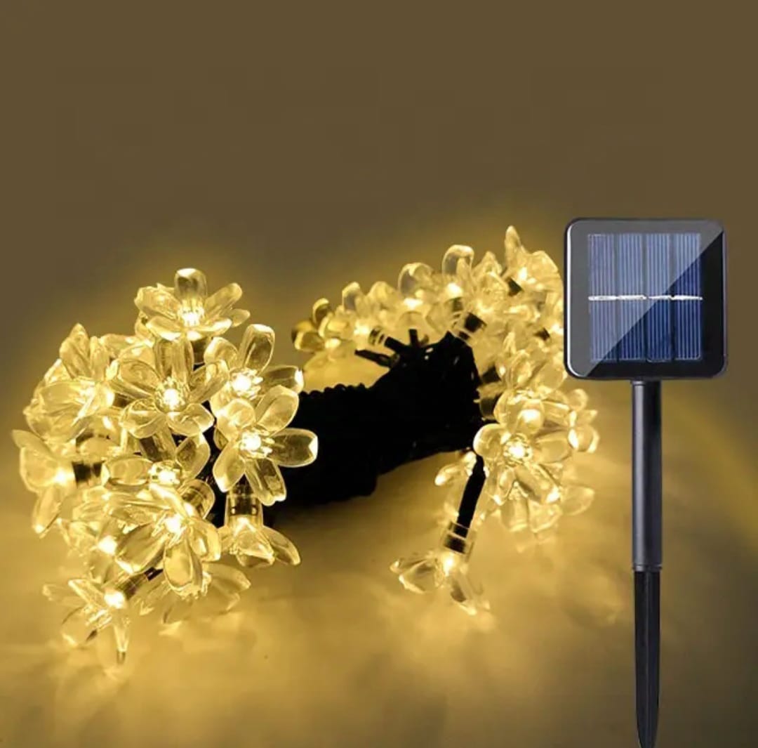 Luz Tipo Flor LED 5m con 20 Flores – Ilumina tus Espacios con Elegancia
