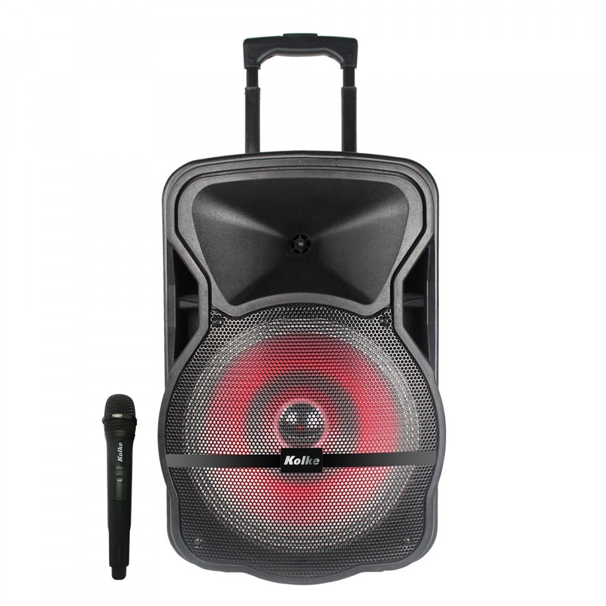 Parlante Inalámbrico Fiesta 12″ KPB-370 con Karaoke y Luces LED