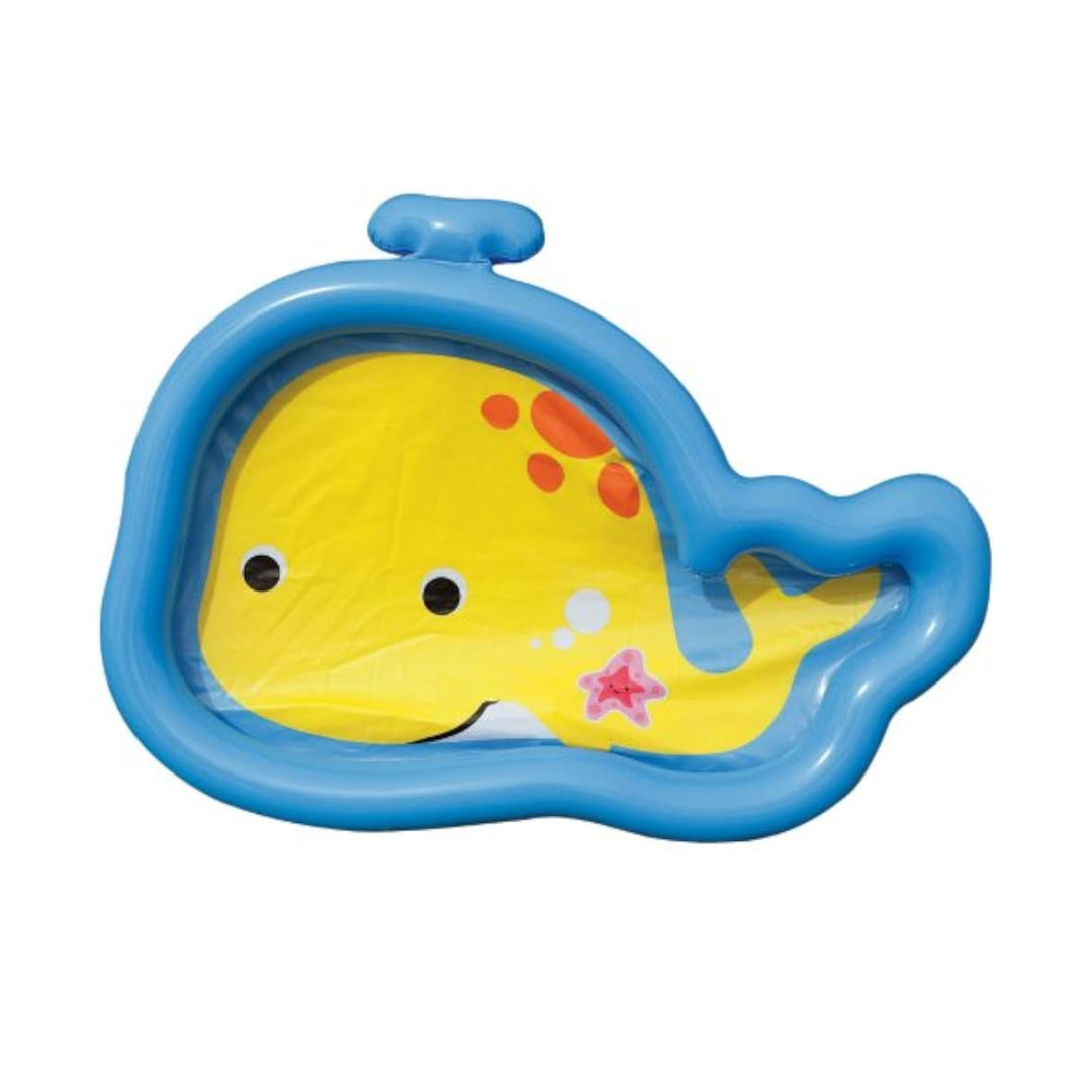 Piscina inflable de ballena para bebés