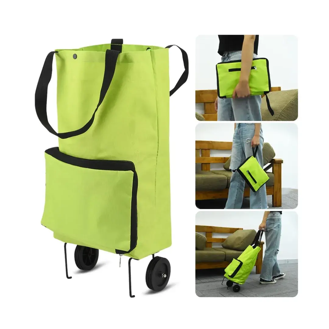 Carrito de Compras Plegable Portátil – Compacto y Práctico