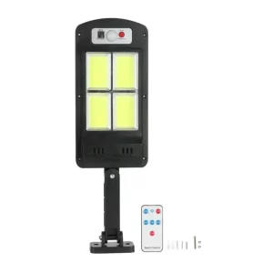 Lámpara LED Solar Exterior con Sensor de Movimiento y Control Remoto - 40W