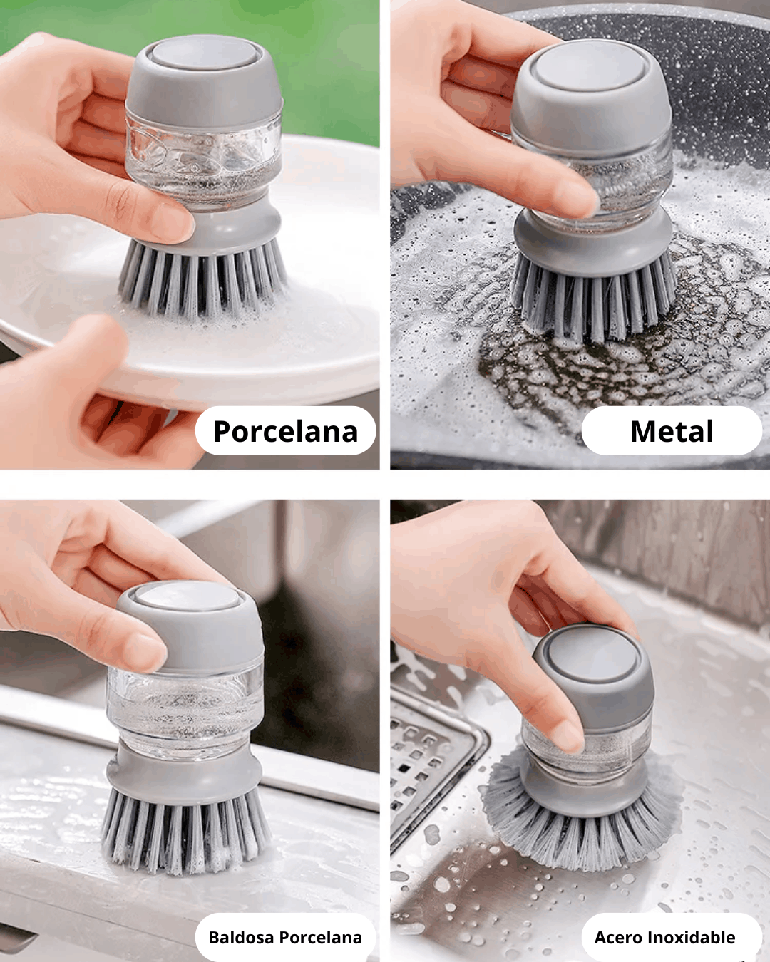 Cepillo Dispensador de Jabón para Cocina - Danny Home - Imagen 3